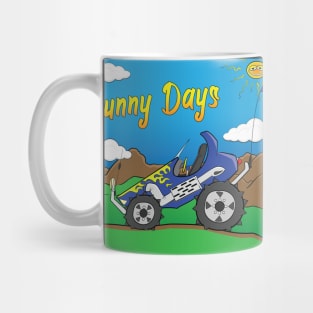 Sunny Days Blue Offroad 4x4 Rock Crawler Truck Mug